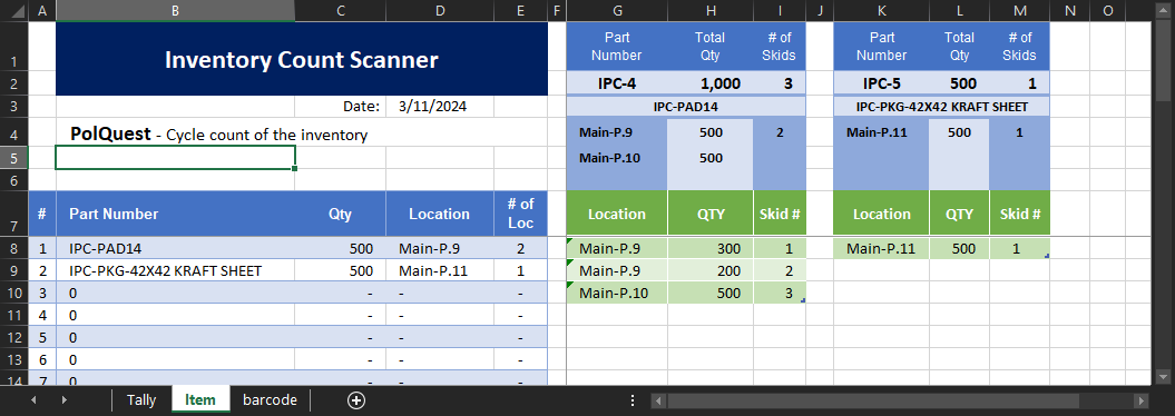 Inventory count image